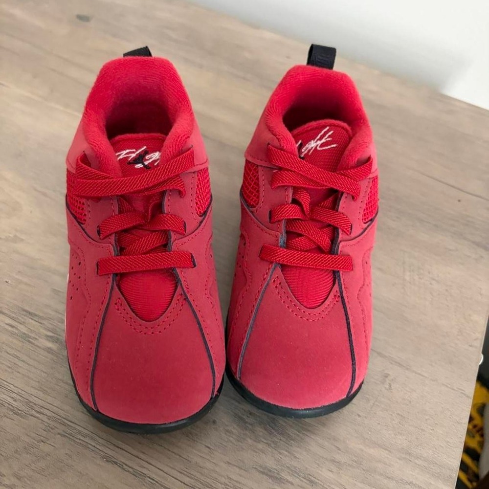 Jordan True Flight Red Toddler Sneakers HQ4428-600 Size 8C